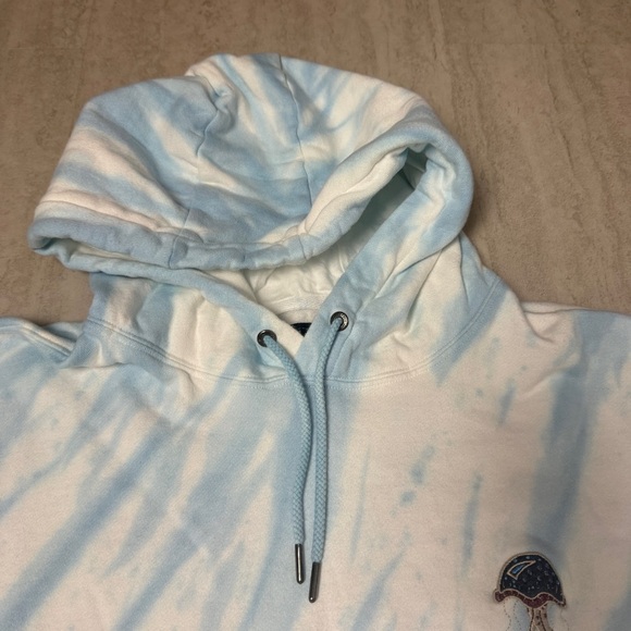 Baja Llama Jellyfish organic cotton hoodie sweatshirt - Picture 5 of 11